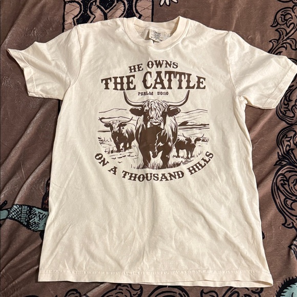 Comfort Colors NWT CATTLE T-SHIRT - Picture 6 of 8